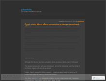 Tablet Screenshot of gobanksite.wordpress.com