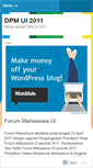Mobile Screenshot of dewanperwakilanmahasiswa.wordpress.com