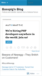 Mobile Screenshot of basspig.wordpress.com