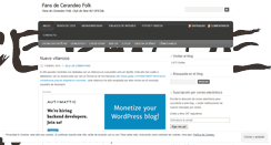 Desktop Screenshot of fansdecerandeofolk.wordpress.com