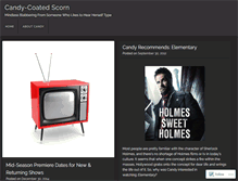 Tablet Screenshot of candycoatedscorn.wordpress.com