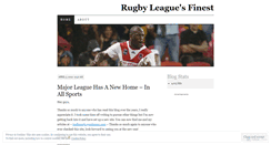 Desktop Screenshot of majorleague.wordpress.com