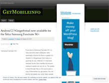 Tablet Screenshot of getmobileinfo.wordpress.com