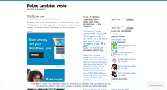 Desktop Screenshot of pobretambemveste.wordpress.com