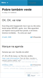 Mobile Screenshot of pobretambemveste.wordpress.com