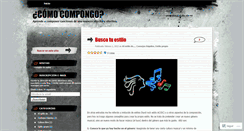 Desktop Screenshot of comocompongo.wordpress.com