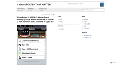 Desktop Screenshot of cyidaupdates.wordpress.com