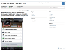 Tablet Screenshot of cyidaupdates.wordpress.com