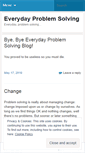Mobile Screenshot of everydayproblemsolving.wordpress.com