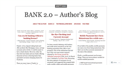 Desktop Screenshot of bank2book.wordpress.com
