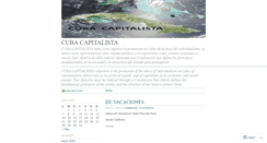 Desktop Screenshot of cubacapitalista.wordpress.com