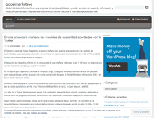 Tablet Screenshot of globalmarketsve.wordpress.com