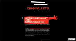 Desktop Screenshot of chainwallets.wordpress.com