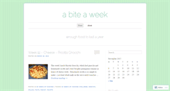 Desktop Screenshot of abiteaweek.wordpress.com