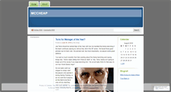 Desktop Screenshot of mccheap.wordpress.com