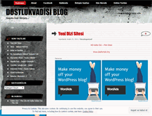 Tablet Screenshot of dostlukvadisi.wordpress.com