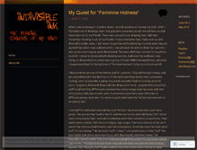 Tablet Screenshot of indivisibleink.wordpress.com