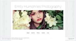 Desktop Screenshot of emilyhumphriesphotography.wordpress.com
