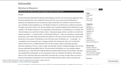 Desktop Screenshot of informality.wordpress.com