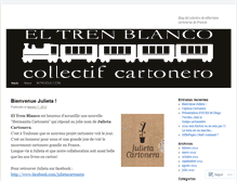 Tablet Screenshot of colectivoeltrenblanco.wordpress.com