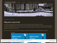 Tablet Screenshot of paperdubs.wordpress.com