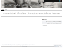 Tablet Screenshot of mmorpgrules.wordpress.com