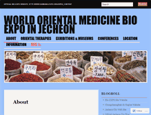 Tablet Screenshot of bioexpo.wordpress.com