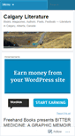 Mobile Screenshot of calgaryliterature.wordpress.com
