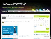 Tablet Screenshot of jmolmos.wordpress.com