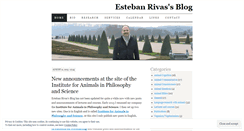 Desktop Screenshot of estebanrivas.wordpress.com