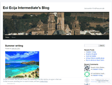 Tablet Screenshot of eoiecijaintermediate.wordpress.com