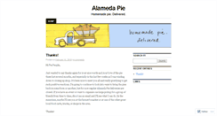 Desktop Screenshot of alamedapie.wordpress.com