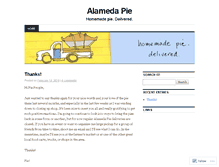 Tablet Screenshot of alamedapie.wordpress.com