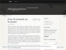Tablet Screenshot of elblogdeaureliana.wordpress.com