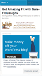Mobile Screenshot of getamazingfit.wordpress.com
