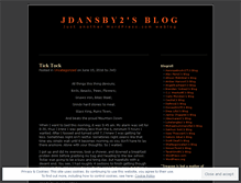 Tablet Screenshot of jdansby2.wordpress.com