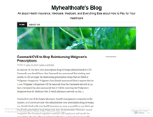 Tablet Screenshot of myhealthcafe.wordpress.com
