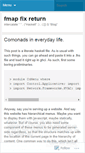 Mobile Screenshot of fmapfixreturn.wordpress.com