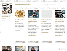 Tablet Screenshot of fromadhona.wordpress.com