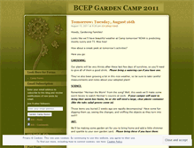 Tablet Screenshot of bcepgardencamp.wordpress.com