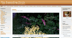 Desktop Screenshot of expandingcircle.wordpress.com