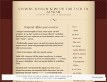 Tablet Screenshot of muslimkids.wordpress.com