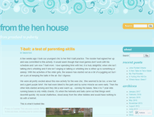 Tablet Screenshot of fromthehenhouse.wordpress.com