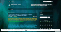 Desktop Screenshot of fandetda.wordpress.com