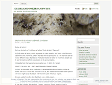 Tablet Screenshot of icecreamcookiesandwich.wordpress.com