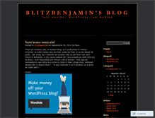 Tablet Screenshot of blitzbenjamin.wordpress.com