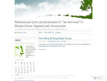 Tablet Screenshot of mnemosynedesigns.wordpress.com