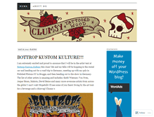 Tablet Screenshot of clumsydesign.wordpress.com