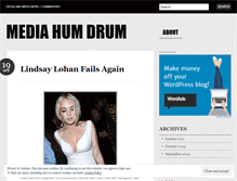 Tablet Screenshot of mediahumdrum.wordpress.com