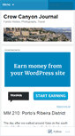 Mobile Screenshot of crowcanyonjournal.wordpress.com